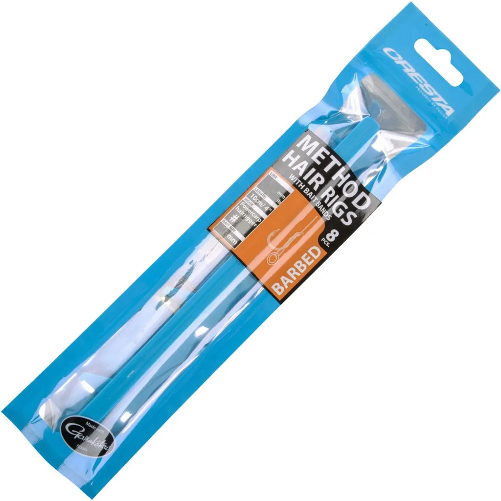 Cresta Method Hair Rigs 10cm #14 4.5kg 0.22mm