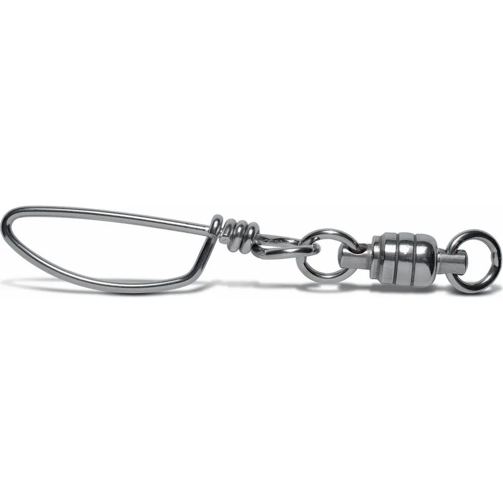 VMC 3261 Stainless Rolling Swivel with Snap Wirbel #6 136.1kg 2pc