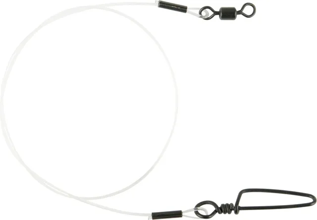 Spro Matt Black Leader Fluorocarbon 40cm 45kg