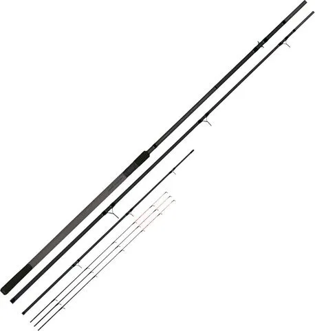 FTM Black Steel Bullet Feeder Rod 3.90m 0–100g 134.5cm