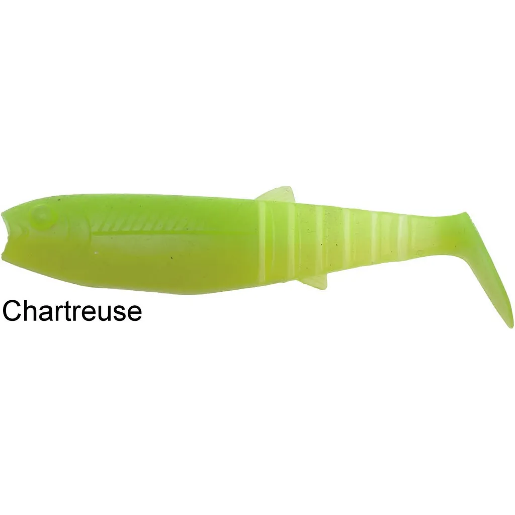 Savage Gear Cannibal Shads Gummifische 12.5cm 20g Chartreuse