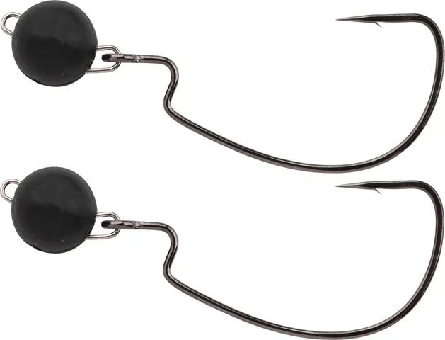 Spro Freestyle Rigged Bottom Jigs #1 3g Black