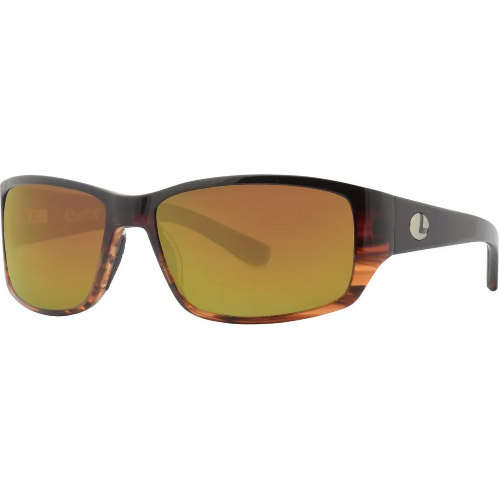 Lenz Optics Helmsdale Sunglass Polarisationsbrille Black Tortoise Brown-Copper Mirror