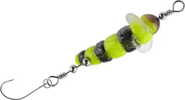 Balzer Trout Attack Killer Made Weichköder 4cm 2.3g Gelb-Schwarz UV