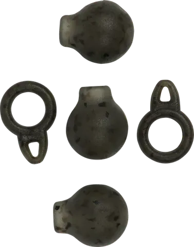 Fox Rage Predator Rig Accessories Run Rings & Bead Kit 10pcs Camo Finish