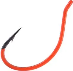 BKK DSS-Worm Hooks #4 UV Orange