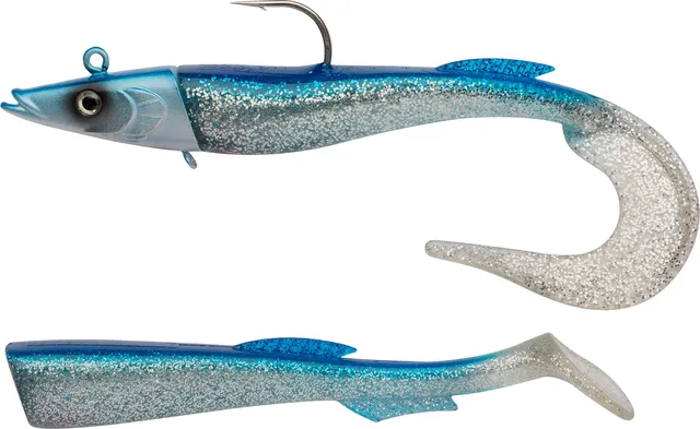 Berkley Power Sandeel Sea Fishing Lures 21cm 130g Metallic Blue