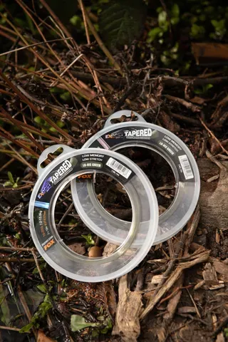 Fox Exocet Pro Tapered Leaders 0.37–0.57mm 7.26–15.88kg 12m Low Vis Green