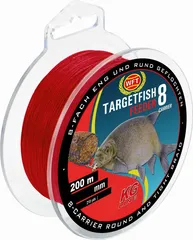 WFT TF8 Feeder Geflochtene Schnur 0.09mm 6kg 200m Blood Red