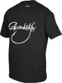 Gamakatsu T-Shirt Worm 39 Black 95% Cotton 5% Elastane Short Sleeve