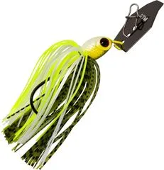 Seika Pro Randale Max Spinner Bait 10g Grün-Gelb-Gold UV 4/0