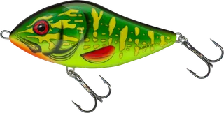 Salmo Slider Sinking Jerkbait 10cm 1m 46g Green Pike