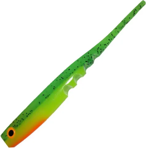 KSM River Fighters Pin Tail Softbait 20cm Chartreuse Lime