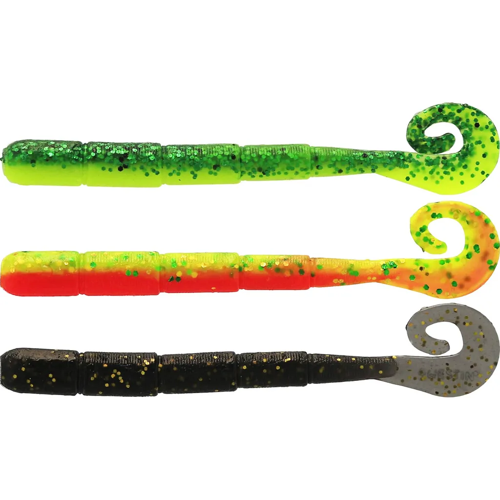 Westin Ned Worm Curltail Gummiköder 5cm 0.5g Dark Water Mix 23