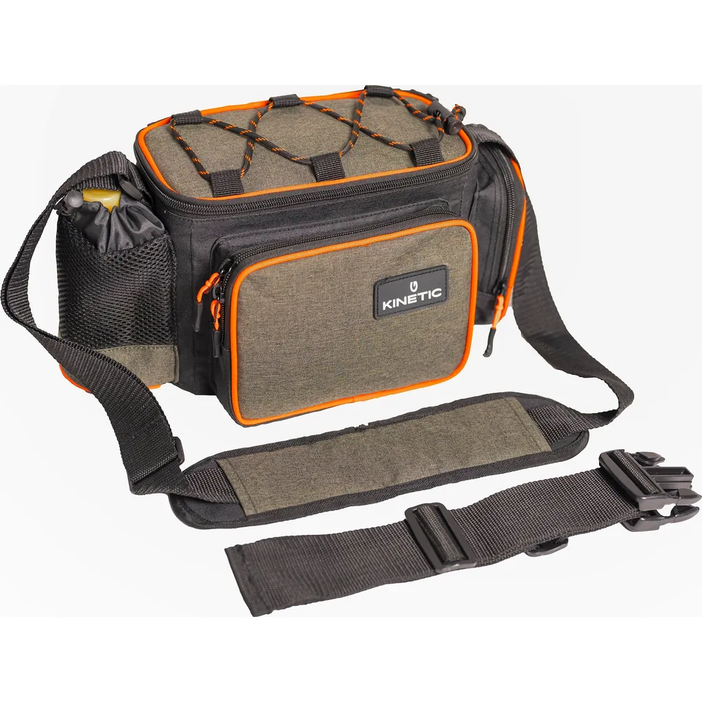 Kinetic Lure Waistbag 1 WP Box 35x17x18cm Olive Melange/Orange