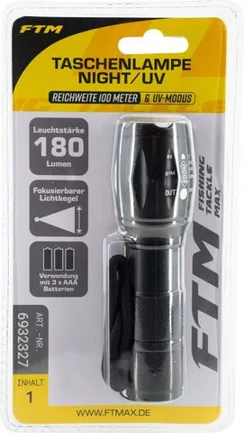 FTM Night/UV Taschenlampe Battery