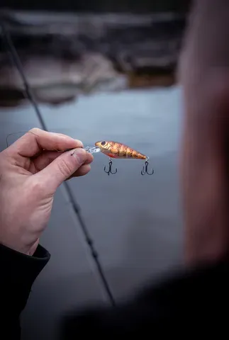 Salmo Rattlin' Executor Crankbait SDR 5cm 1.2–2.7m 5.5g Clear Brown Perch