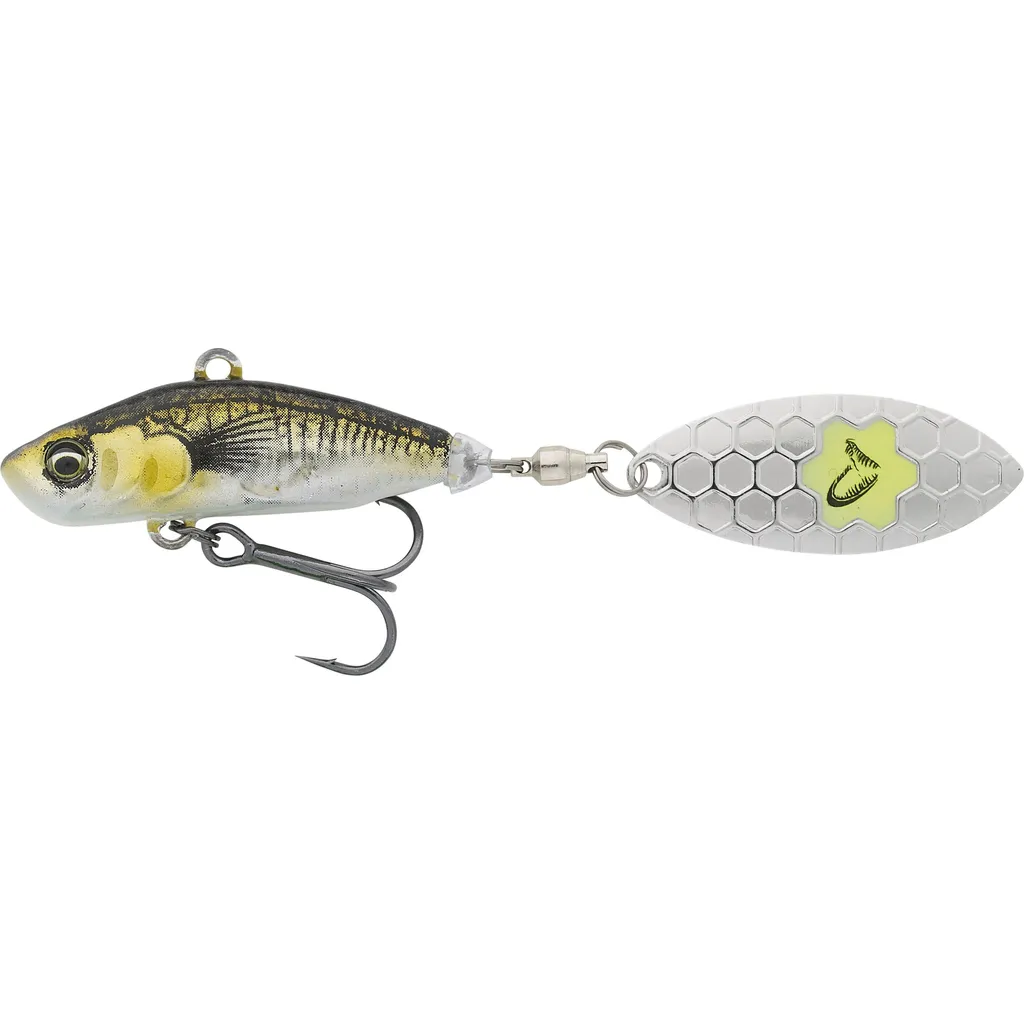 Savage Gear 3D Sticklebait Tailspin Spin tails 7.3cm 13g Green Silver Ayu