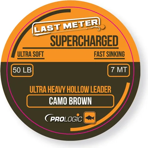 Prologic Supercharged Hollow Leader 7m 22.7kg Camo Brown