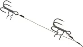 Fox Rage Strike Point Double Stinger 5cm–10cm Gr. 6–8 6kg 2pcs