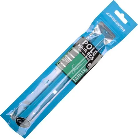 Cresta Pole Hair Rigs + Band 15cm Barbless