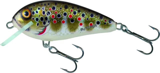 Salmo Butcher Crankbait 5cm 7g Sinking Holographic Brown Trout