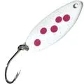 Troutwerk Spoon 2.5g 3.3cm Weiß Pinke Punkte