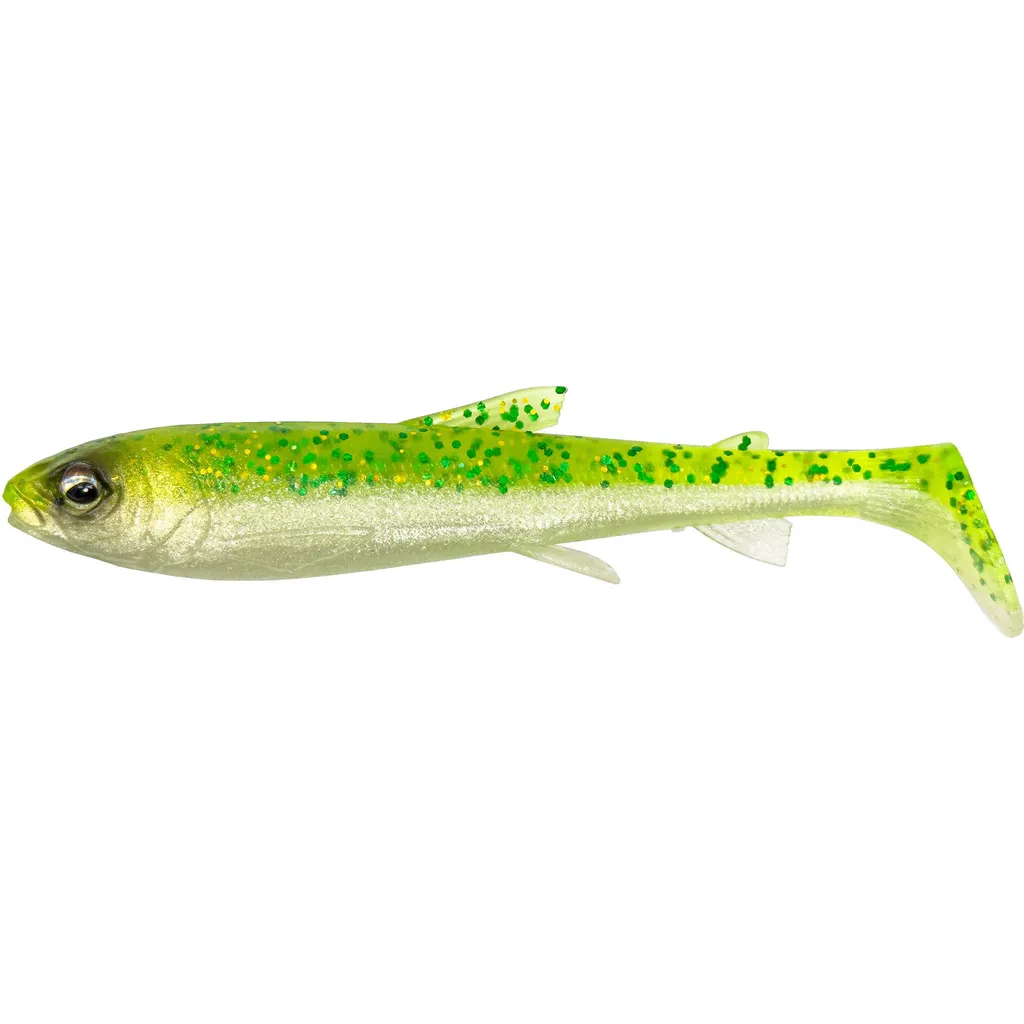 Savage Gear 3D Whitefish Shad Gummifisch 12cm 14g Lime 3 Stk