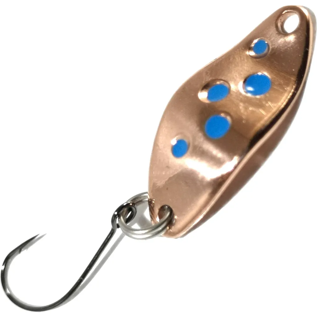 Troutwerk Spoon 1.5g 2.3cm Kupfer Blaue Punkte