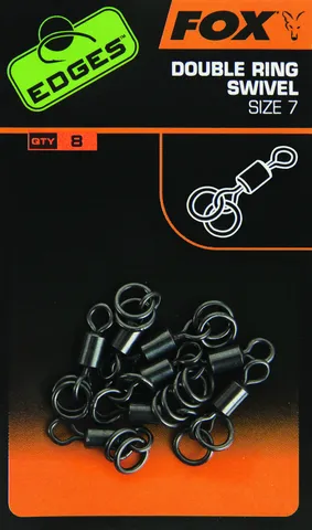 Fox Edges Wirbel Double Ring 7 8pcs