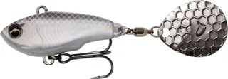 Savage Gear Fat Tail Spin 8cm 24g White/Silver