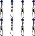 Cresta Feeder Swivels Safe-Bead 8pcs Snap Swivel with Safe-Bead