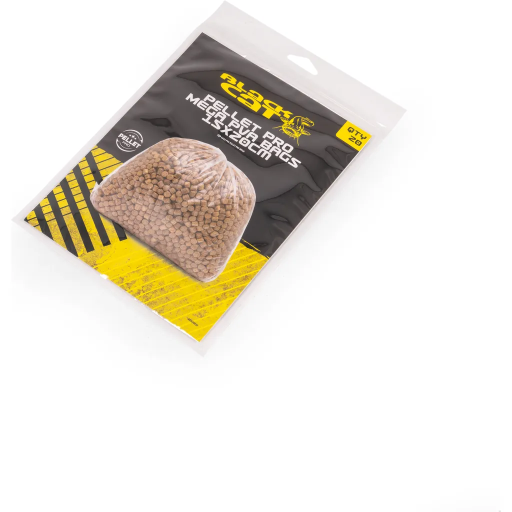 Black Cat Pellet Pro Mega Pva Bags 15x20cm