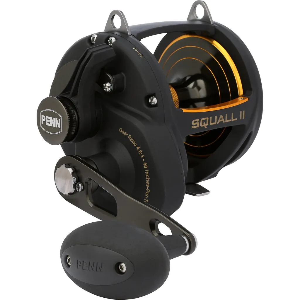 PENN Squall II Lever Drag Schlepprolle SQLII60LD 4.8:1 60 Right