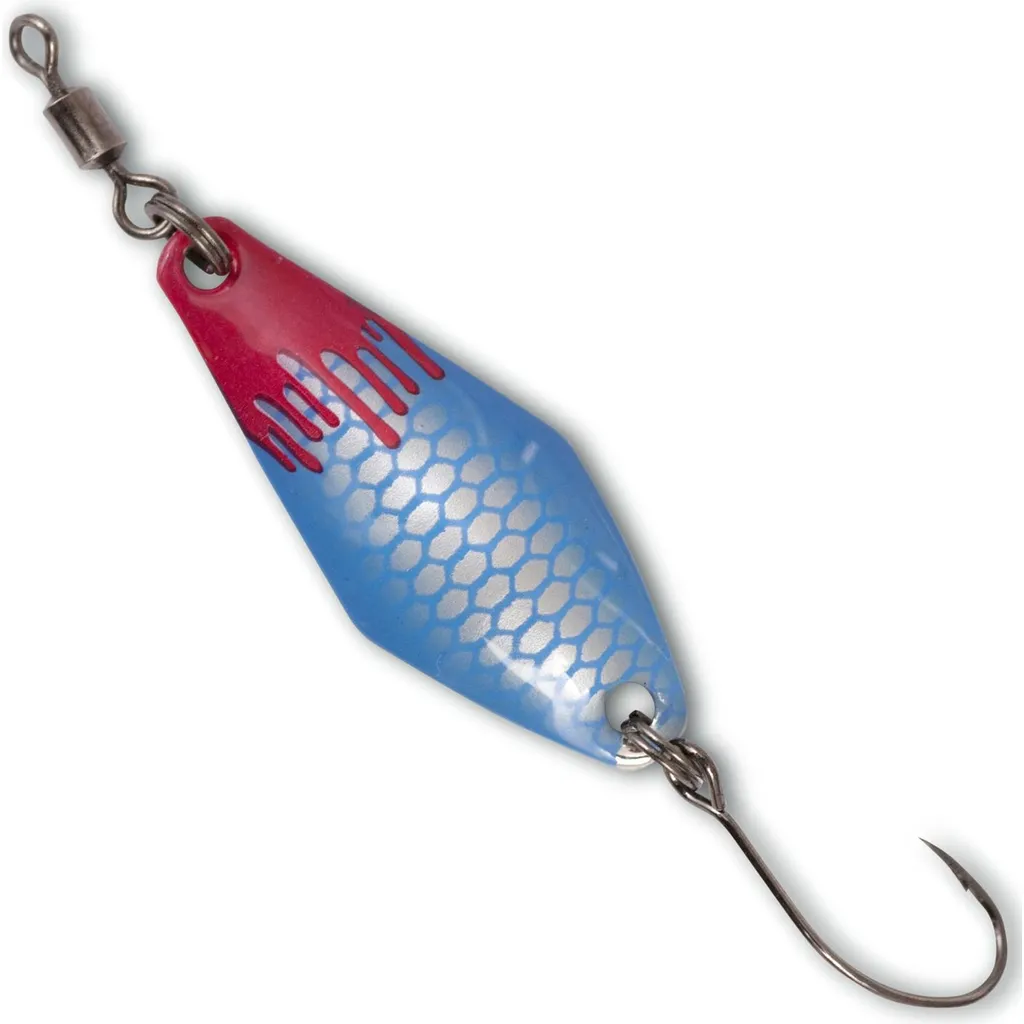 Quantum Magic Trout Zoom Spoon 3cm 2,5g Silber Blau