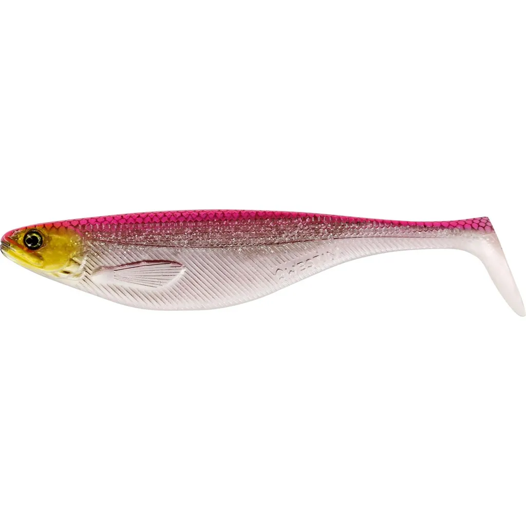 Westin ShadTeez Gummiköder 7cm 4g Pink Headlight
