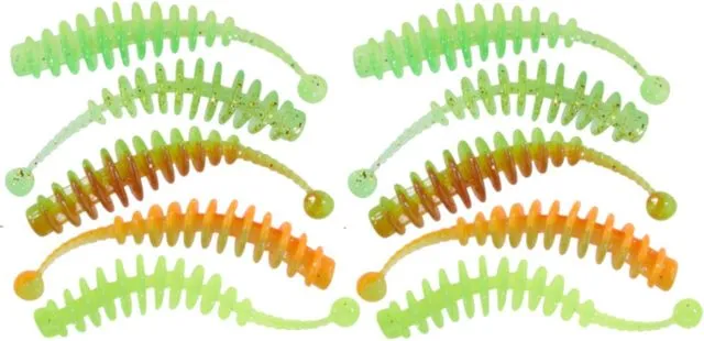 Balzer Trout Collector Pinball Mix Weiche Köder 10pc Rubber Jig