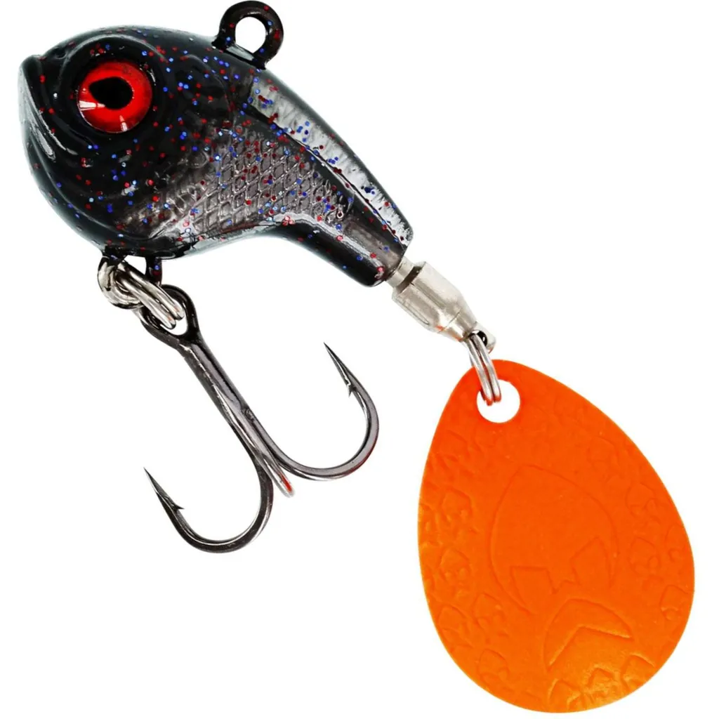 Westin DropBite Spin Tail Jig Spin Tails 3.4cm 17g Black Mamba