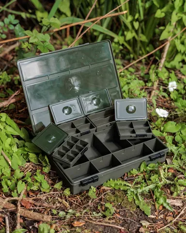 Fox Eos Large Tackle Loaded 6 Compartments Customizable Plastic Portable