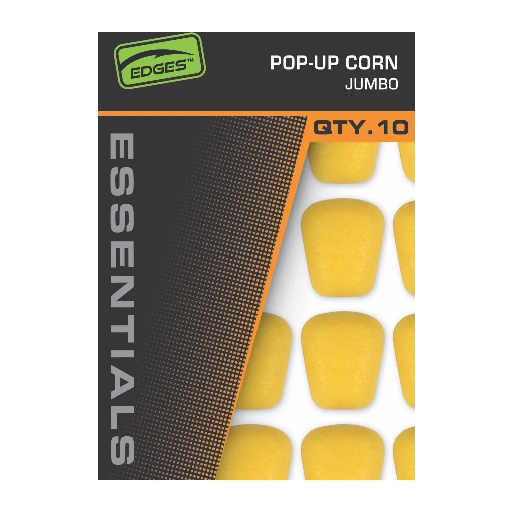 Fox Pop Up Corn Boilies & Karpfenköder Jumbo Yellow 10pcs