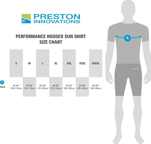 Preston Performance Hooded Sun Shirt UPF-40 L
