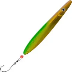 Troutwerk Inline Blinker 7.4cm 16g Grünweiß Goldfarben