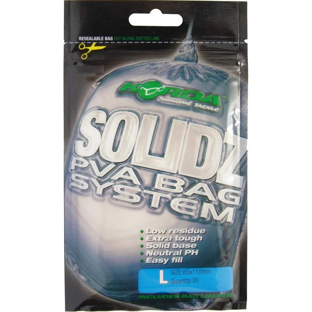 Korda Solidz PVA Beutel Groß 85x100mm