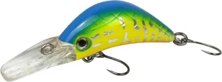 FTM Masu Security Wobbler 3cm 1.6g Blau-Gelb-Orange-Silberfarben UV