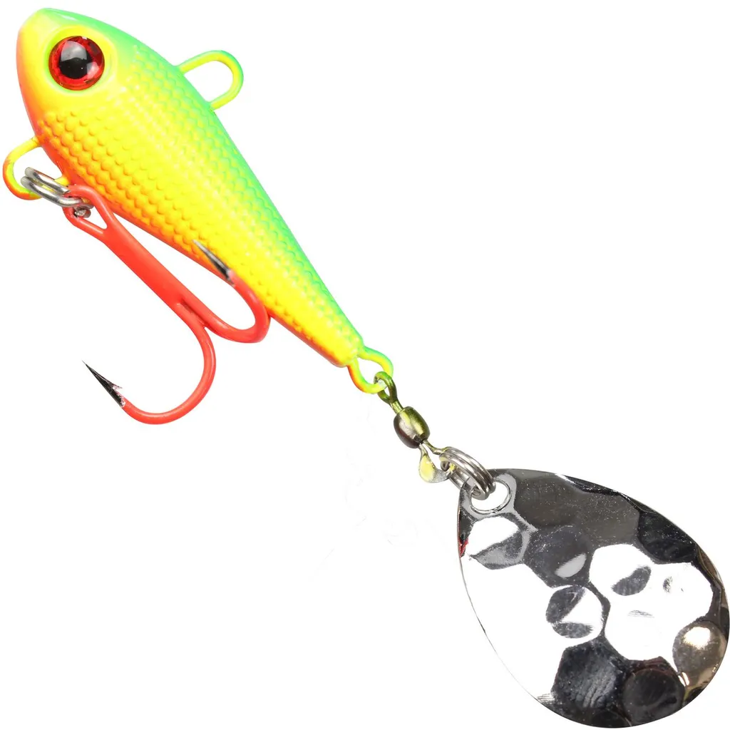 Seika Pro Musashi Slim Spin Tail 8g Burning Fish