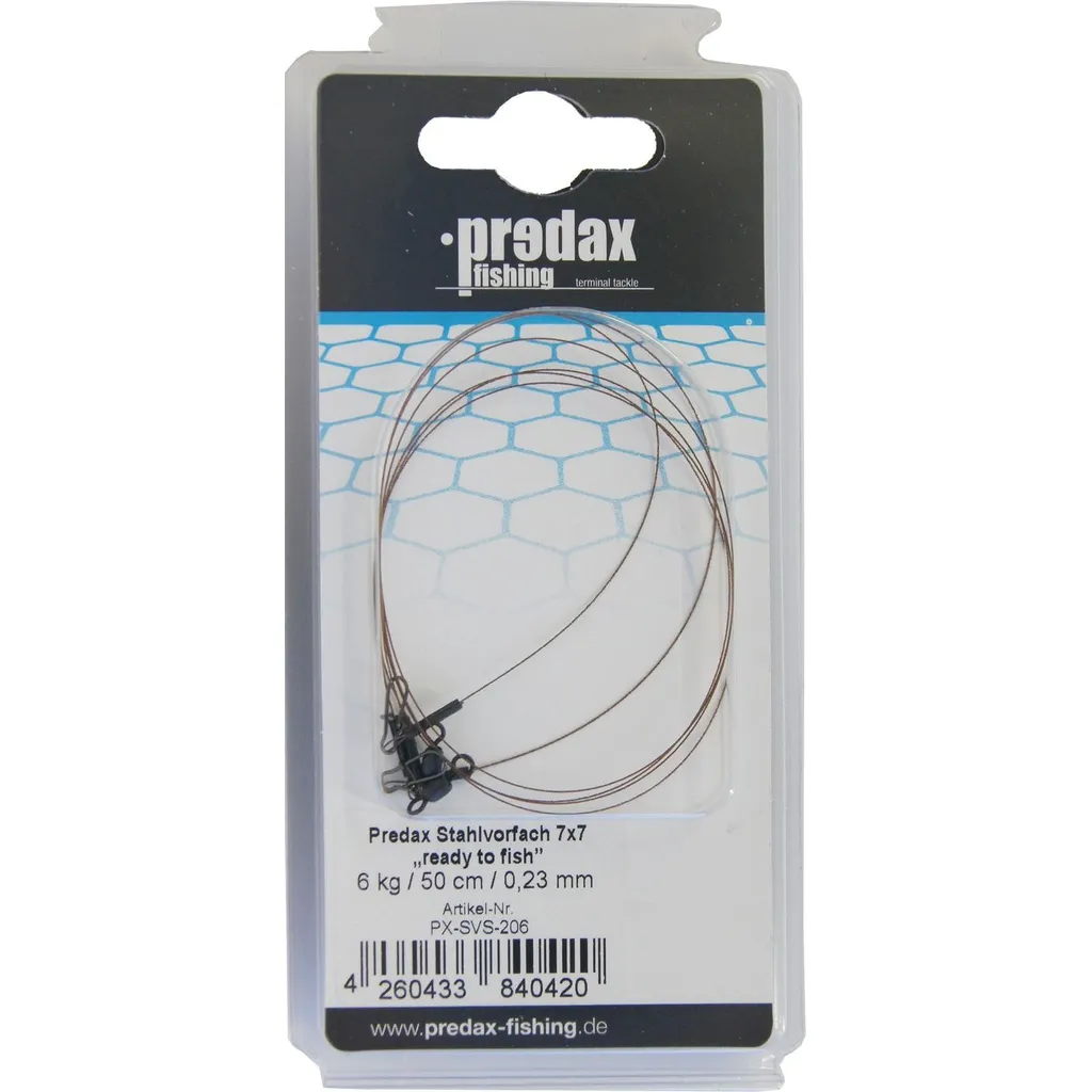 Predax Stahlvorfach 7x7 50cm 6kg