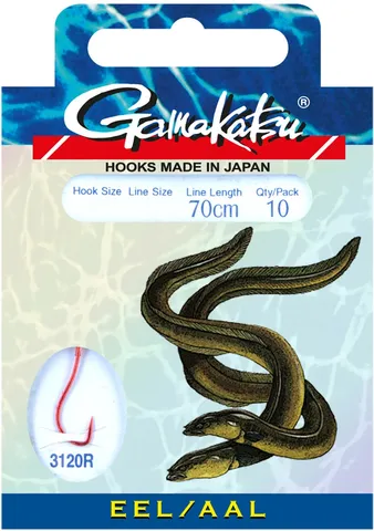 Gamakatsu Hook 3120R Eel Ready-Made Rig #1 70cm 0.35mm