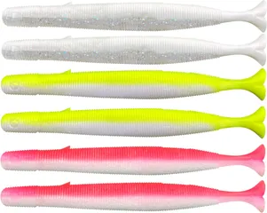 Savage Gear Gravity Stick Pulsetail Softbait 14cm 15g Highvis Mix