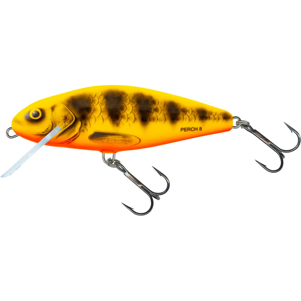 Salmo Perch Wobbler Floating 12cm Yellow Red Tiger