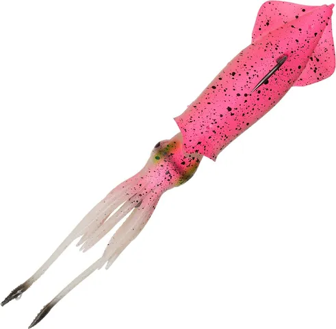Savage Gear TPE Swim Squid 9,5cm 10g Pink Glow 2er